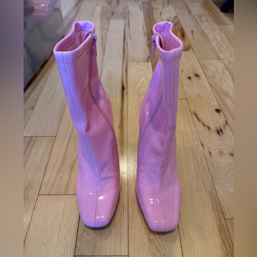 Steve Madden Lynden patent pink platform! Size 6! - Picture 1 of 6